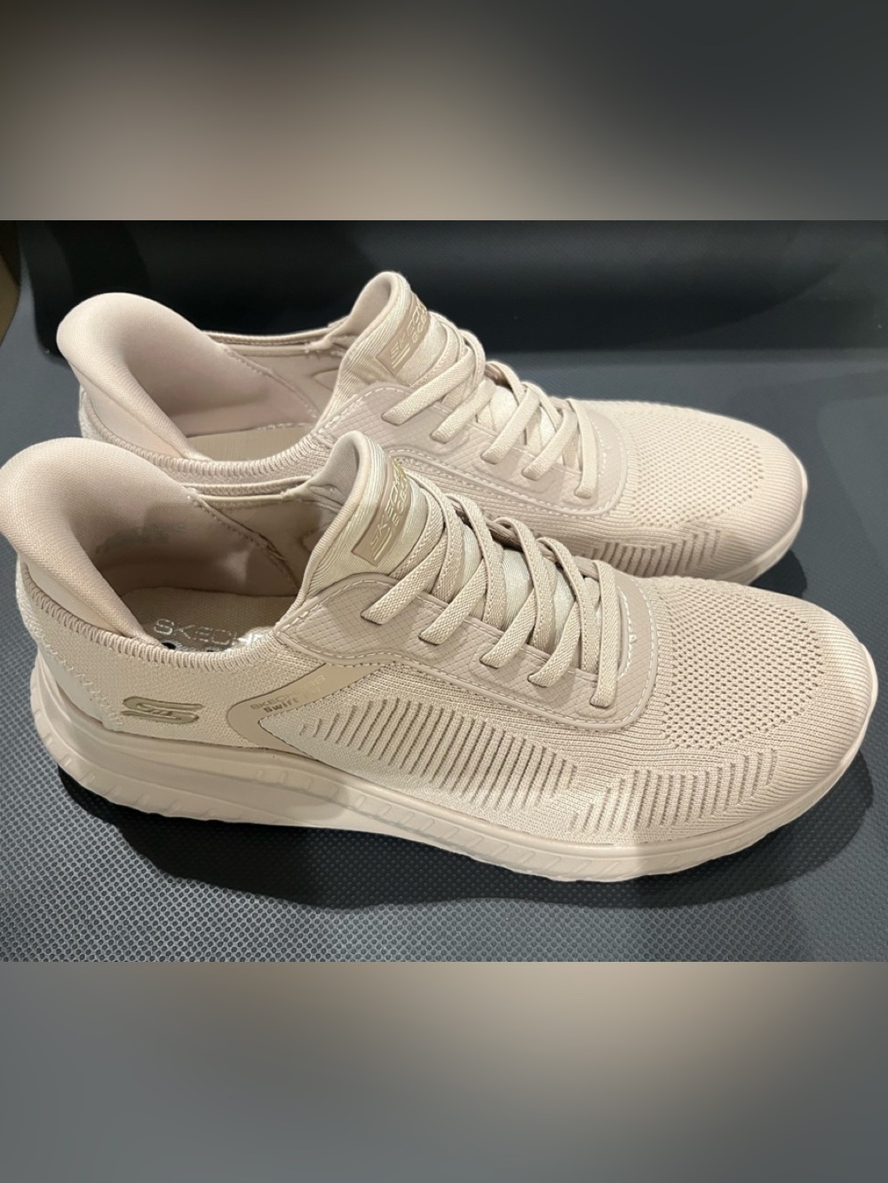 Skechers Women’s Swift Fit Slip-in Sneakers — Light Taupe - Picture 3 of 3